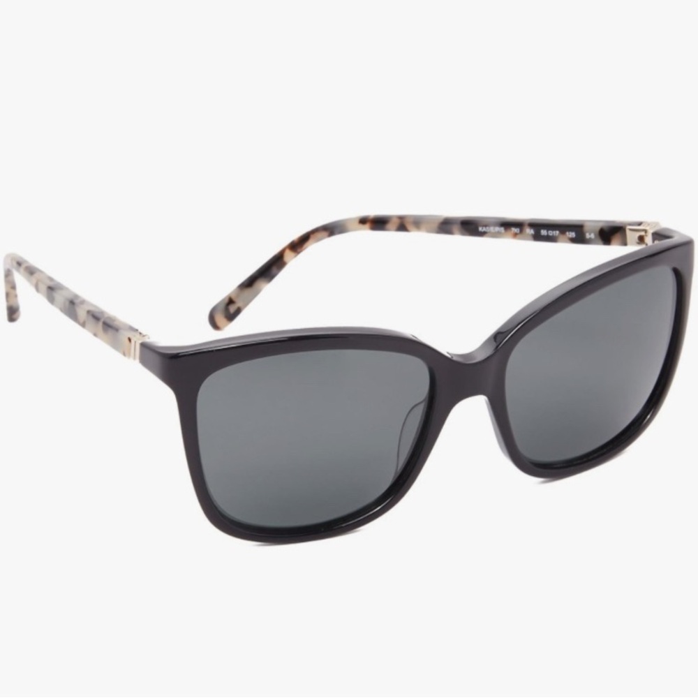 Kate Spade Black Sunglasses with Pink Case